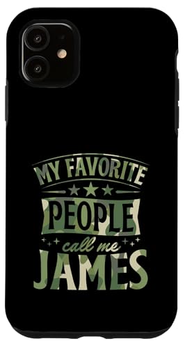 My Favorite People Call Me James ���O���� �X�}�z�P�[�X iPhone 11 �p