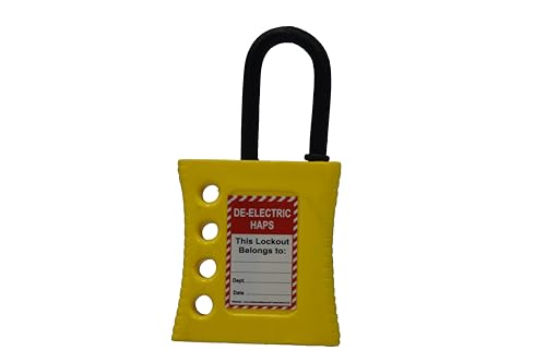 Image of Lockout HASP De-Electric AK-SLDH-76Y Lock and hold (Pack of 10)