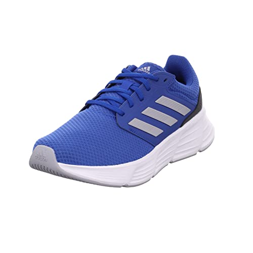Image of adidas Men Galaxy Q Synthetic Running Shoes HALSIL /Carbon /FTWWHT | LIV00