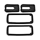 The Lord of the Tools 2 Paar Türgriff Dichtung Set Base Kit Ersatzteil 191837209S 191837211 Kompatibel mit VW Golf 1 2 Cabrio Scirocco 4C11