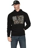 Camo Stars & Stripes Hoodie, Camo Edge/Black, LG