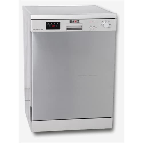 LAVAVAJILLAS ROMMER A++ INOX 3ª BANDEJA 15 CUB DISPLAY 5 PROG.