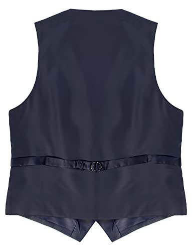Gioberti Mens Formal Suit Vest, Navy, Large #TOP2