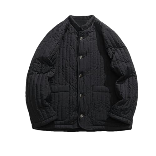 Veste d'hiver homme contre le froid col montant coton protecteur réversible style chinois