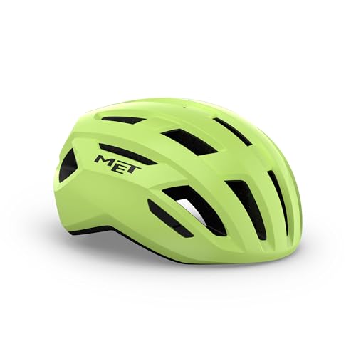 Casco MET Vinci con sistema MIPS de alta ventilación color lima