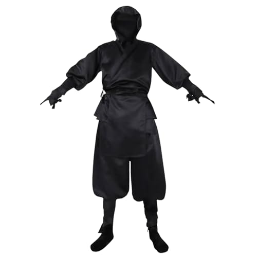 Costume de samouraï haut de gamme en élasthanne souple pour adulte 185 cm