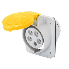 Base inclinée 10O HP Gewiss 5 pôles 16A 110V iP44 pour tableau
