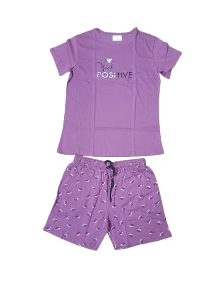 MR A.J. Shopping Top and Short Set for Women Night Wear, Cotton Top & Short Set, Women Night Suit Set-image-7
