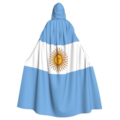 Cape drapeau argentin adulte : le costume idéal pour bal masqué réussi