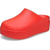 Crocs, Womens, Dylan Platform Clog, Mule Platform Shoes, Starfish, 10, M