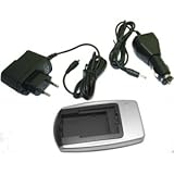  Ladegerät Netzteil Ladekabel +KFZ für Akku Panasonic CGA-S006 CGA-S006E CGR-S006 CGR-S006E DMW-BMA7 DMC-FZ 7 8 18 30 50 Lumix DMC-FZ7 DMC-FZ8 DMC-FZ18 DMC-FZ30 DMC-FZ50