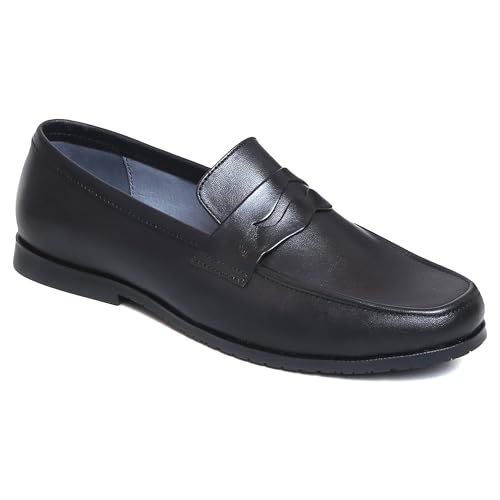 Image of Zoom Shoes Leather Boot for Men Formal Shoes for Adult Super Comfortable with Cushioned Insole for Office /Party A-1137