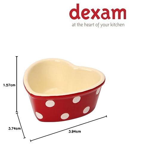 Dexam - Pirottino a forma di cuore, in ceramica