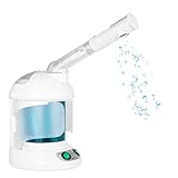 RICANK Facial Steamer Warm Mist Face Steamer Professional Hot Mist Moisturizing Nano Ionic Table Top