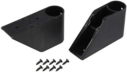 Aiwa Metal AP-3022B KINOBO Shelf Bracket, Black, Pack of 2