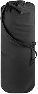 Top Load Canvas Duffle Bag 150L Heavy Duty Duffel Bag Camping Gear (Black)