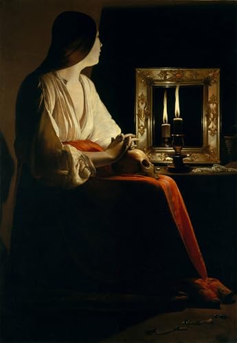 Peinture murale Georges De La Tour pour la décoration du salon