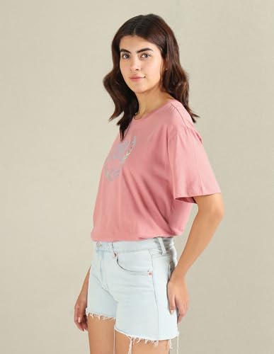 Image of U.S. Polo ASSN. Women's Cotton Oversized Fit T-Shirt