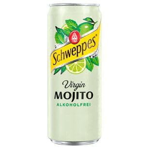 Schweppes Virgin Mojito alkoholfrei, 12er Pack (12 x 0.33 l Dose) EINWEG