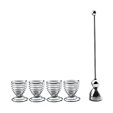 huevera de alambre antigua Este juego de soportes para huevos y decoración se puede mostrar perfectamente, ahorra tiempo para decorar y puede crear alimentos visualmente atractivos.