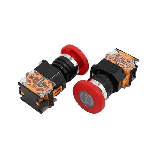 Bouton d'arrêt d'urgence LA38-11ZS à tête champignon de 22 mm