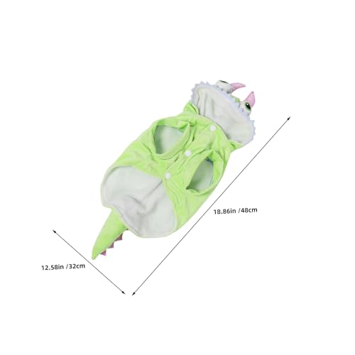 Disfraz Dinosaurio para Perro Pequeño con Capucha miniatura 2