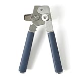 Calphalon Edge Stainless Steel Multifunction Heavy Duty Can Opener and Bottle Opener w/Thermoplastic Rubber Handle - Navy Blue