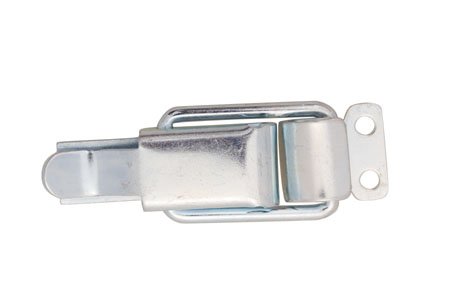 3.93 O.A.L. x 1.03 W, .195 Mtg Holes, Style B, Draw Pull Catches, Steel w/Zinc Finish (1 Each)