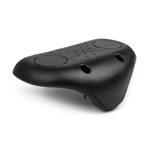 VSEAT Bicycle Seat (Color: Black/Stealth) (Stealth) New Noseless Bike Seat Bicycle Saddle Design for Electric Bike Universal Fit Exercise Bike or Road Stationary Bike Seat