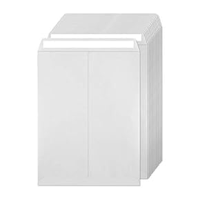 White Mailing Envelopes,50 Pack 6 x 9 inch Self Seal Security Catalog Envelopes,Quick Seal Envelope with Peel for…