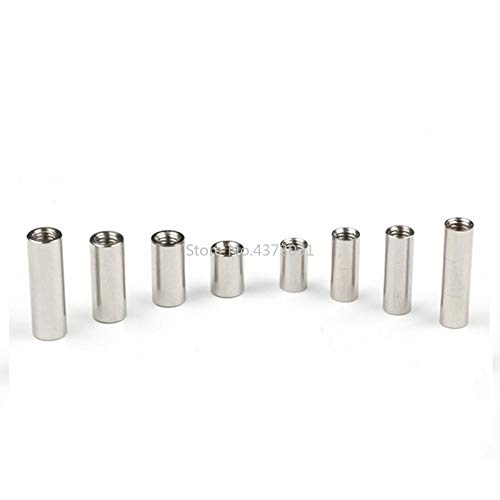10 pieces Diy Knife material Making knife Handle screw Cylindrical Nuts Connecting pipe rivet Cheese M4 Thread (Size : 5x13mm)