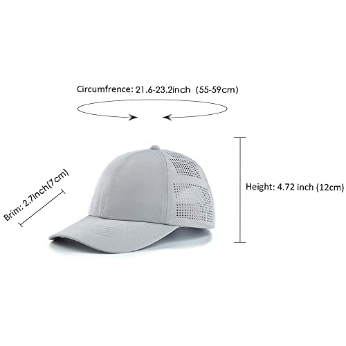 Image of HH HOFNEN Women Quick Drying Baseball Cap Sun Hat Unstructured Golf Hat