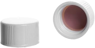 Kimble 73802U-15425 Urea Cap with PTFE-Faced Foam-Backed Rubber Liner, White, 38-430 GPI Thread Finish (Case of 432)
