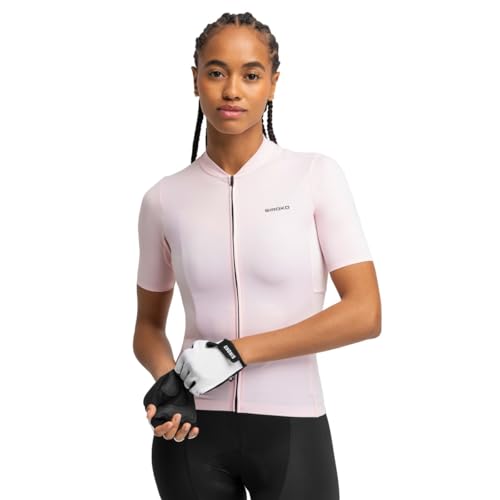 SIROKO Maillot Ciclismo Reciclado Manga Corta M6R Mercury Rosa L