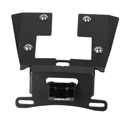 のために MSX 125 SF/Grom 2016-2020 ナンバープレートホルダーオートバイアクセサリーリアフェンダーエリミネーター ライセンス ナンバープレートステー(4)