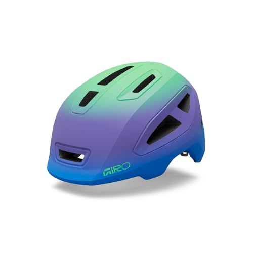 Giro Scamp II Youth Bike Helmet - Matte Blue/Green - Small
