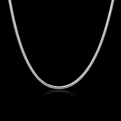 Chaîne de serpent rond 2 mm collier fluide au raffinement unique