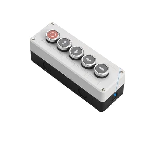 Boîte de commande bouton interrupteur portable étanche 5 trous