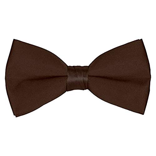CLOTHERA Kids Fedora Round Hat with Brown and Black Bow tie (Brown, Small) - Image 3 thumbnail