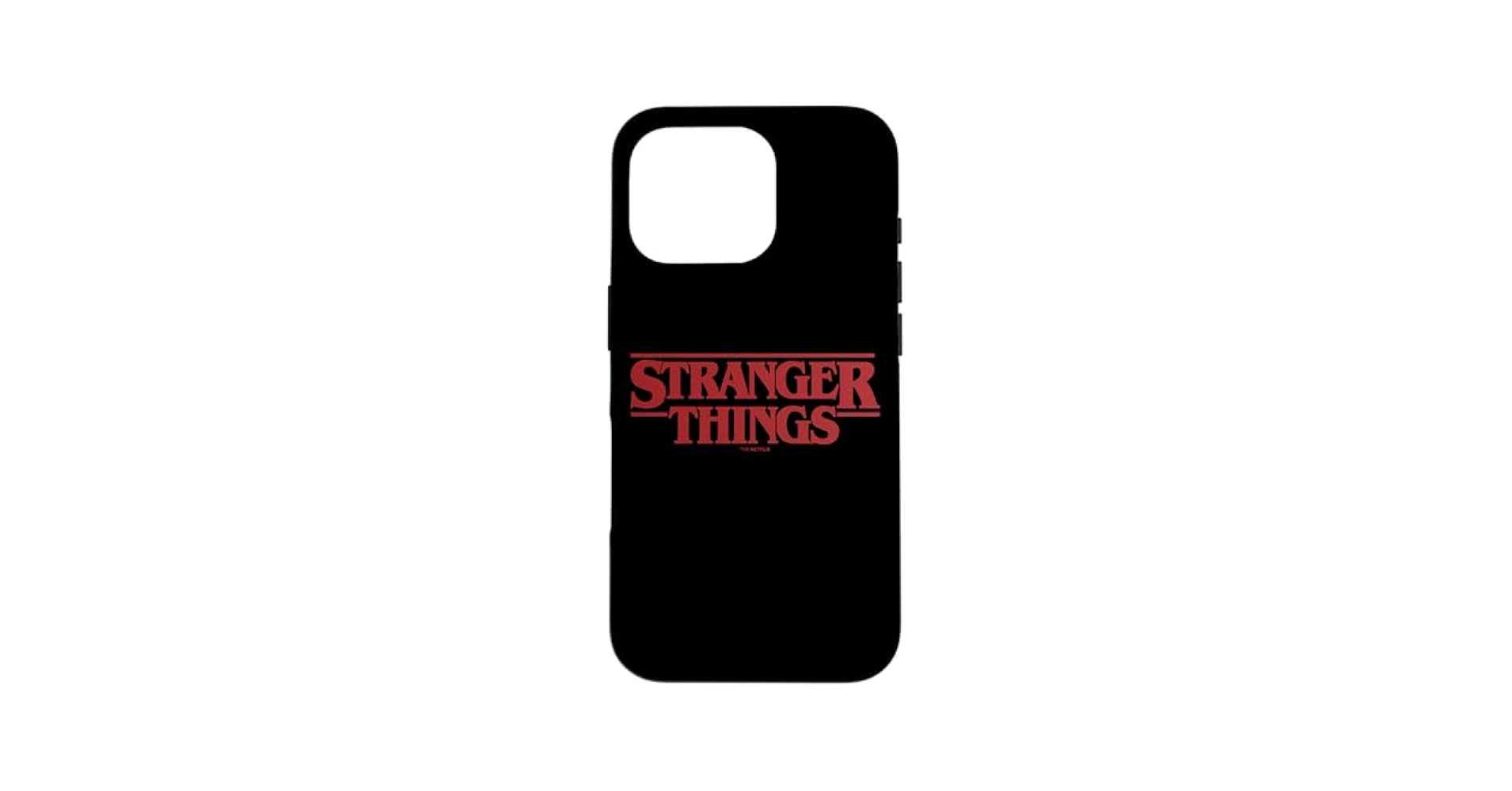 Amazon.com: iPhone 16 Pro Stranger Things Text Logo Case