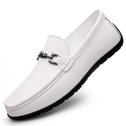 Xinghuanhua Herren Klassisch Mokassin Fahrende Schuhe Flache Hausschuhe Penny Loafers Weich Komfort Boot Schuhe