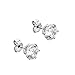 Produktbild Orovi Ohrstecker Ohrringe Set,Damen Weißgold Ohrstecker 9Karat (375) Cubic Zirconia Brillantschliff