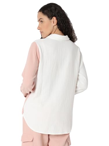 Image of VERO MODA Women's Cotton Regular Fit Shirt