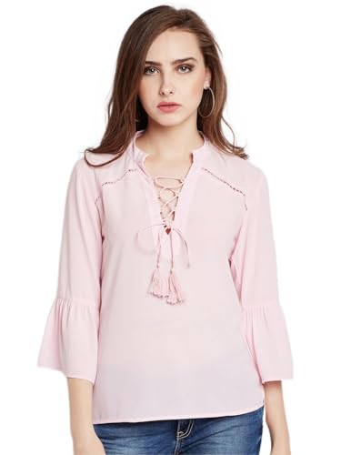 Image of RARE Women Navy Blue Solid Top