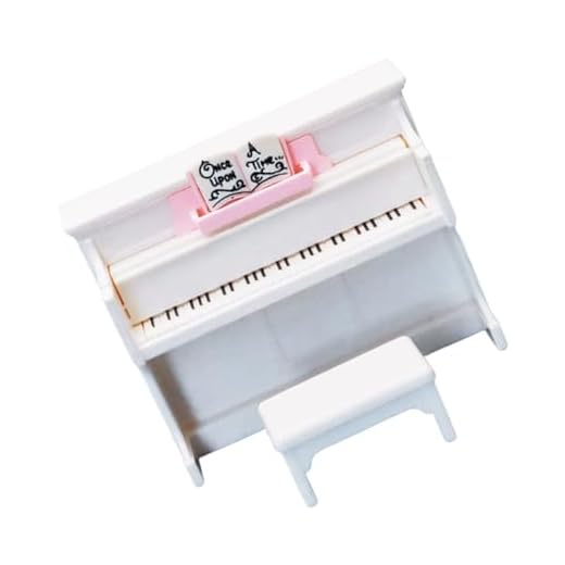 Vaguelly 1 Set Mini Piano Ornamento Comida En Miniatura Mini Muebles Juguetes Miniture Cosas Muebles De Muñeca En Miniatura Casa De Muñecas Muebles En Miniatura 1 12 Piano Niño Curación
