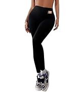 MUYOGRT Leggings Damen Winter Warme, Hoher Taille Plus Samt Verdicken Strumpfhose, Mit Fleece Gef...