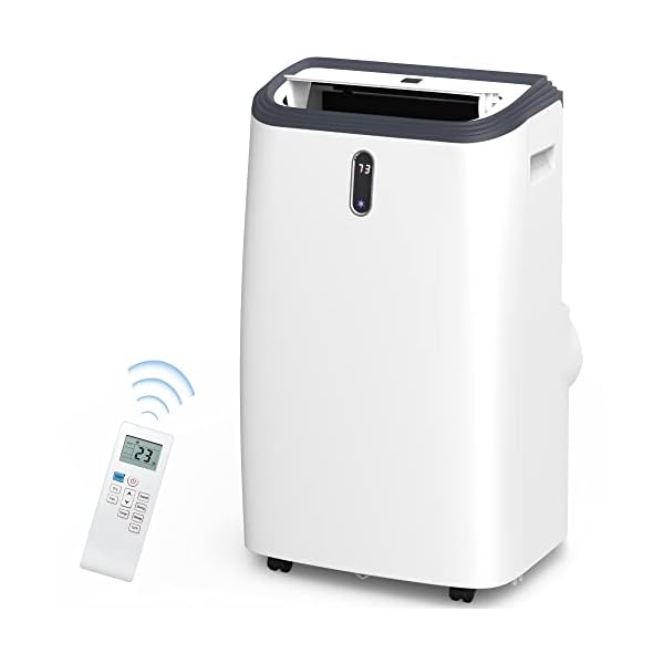 Zafro portable air conditioners14000 btu air conditioner for room up to 700 sq ft3 in 1 portable ac unitcool dehumidifier fan modes portable ac with remote controlwhite  urban country home decor