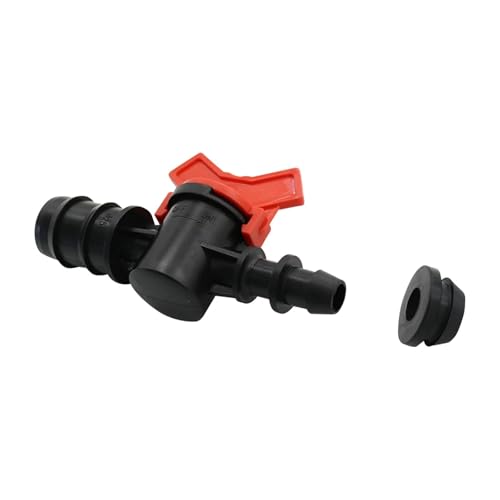 Conector de tubería de 20,5 mm bidireccional con púas para mangueras de riego de PE 4