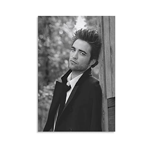 RNIMA Robert Pattinson Poster photo de l'acteur Noir 40 x 60 cm