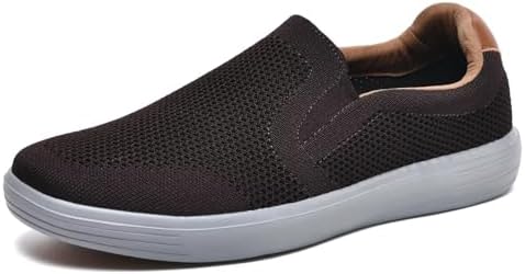 Puxowe Men Slip On Shoes-Fashion Walking Tennis Sneaker